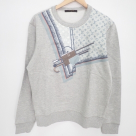 ルイヴィトンのHDY78W 正規 17AW グレー モノグラム プリント トレーナーの買取実績です。