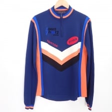 広尾でルイヴィトン買取。HHN03W 正規 19AW オレンジ×ネイビー ハーフジップニットを買取ました。状態は若干の使用感がある中古品です。