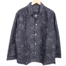 広尾でルイヴィトン買取。HGS5EW 正規 19SS 星座プリント パジャマシャツを買取ました。状態は若干の使用感がある中古品です。