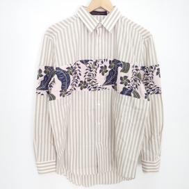ルイヴィトンのHES21W 正規 18SS ストライプ フラワー切替 シャツの買取実績です。