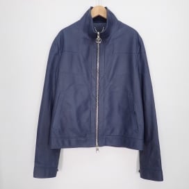 ルイヴィトンの正規 17SS ネイビー HBL01W ラムレザー ジャケットの買取実績です。