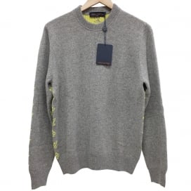 ルイヴィトンのHFN14W 正規 18AW カシミヤ100% バックネオン モノグラム ニットの買取実績です。