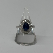 サファイア サファイア1.61ct ダイヤ0.76ct リング 買取実績です。
