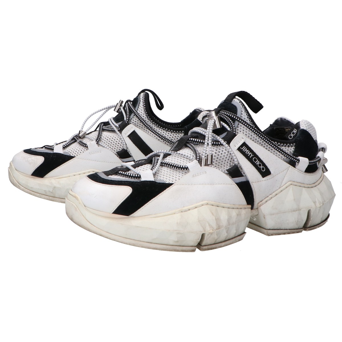 Jimmy Choo Diamond Trail スニーカー JIMMY CHOO LONDON DIAMOND TRAIL LEATHER MESH TRAINER MEN