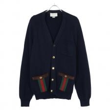 グッチ 21AW 626349 シェリーライン ニット カーディガン 買取実績です。