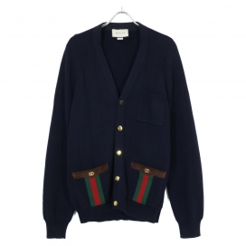 グッチの21AW 626349 シェリーライン ニット カーディガンの買取実績です。