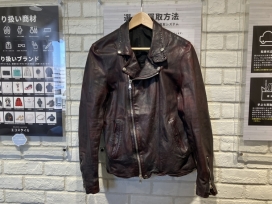ストラムのSTL031-01 地生フルタンニン ダブルダイド ダブルライダースの買取実績です。