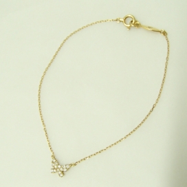 アーカーのK18 0.06ct パヴェダイヤ パピヨン ブレスレットの買取実績です。
