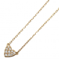 アーカー K18 ハート パヴェダイヤ 0.05ct ネックレス 1.1g 買取実績です。