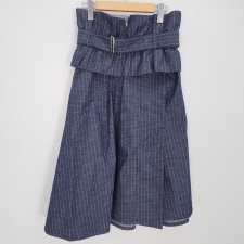 アドーア 18SS デニムストライプベルト付キフレアースカート 買取実績です。