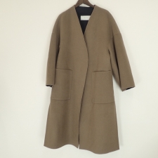 アドーア 19AW ブラウン 531-9252101 ウール･カシミヤ ツートンダブルフェイスリバーコート 買取実績です。
