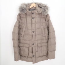 ヘルノ ブラインベージュ シルク×カシミヤ ダウンコート 買取実績です。