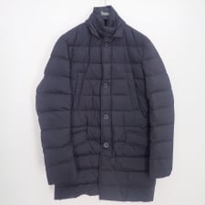 ヘルノ 19AW PI007ULE ネイビー レイヤードダウンコート 買取実績です。