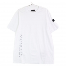 モンクレール ホワイト MAGLIA MANICHE CORTE 半袖Tシャツ 買取実績です。