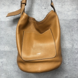 マウロゴヴェルナのWAKO別注 ブラウン CALLIE MISO シュリンクレザー ショルダーバッグ ラージサイズの買取実績です。
