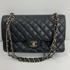 シャネル 16番台 キャビアスキン ダブルフラップ マトラッセ25 ショルダーバッグ 買取実績です。