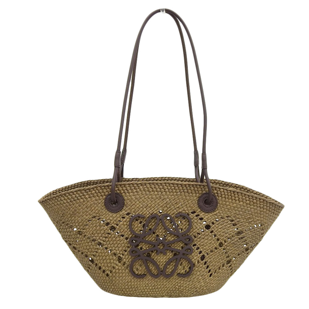 新作☆LOEWE スモール アナグラム バスケット A223P65X46 アナグラム バスケット スモール（イラカヤシ&カーフ） マルチ