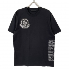 モンクレール 20年製 ブラック コットン ロゴワッペン Tシャツ 買取実績です。