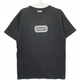 ディオールの23AW 343J696C0554 シグネチャーロゴ ブラック クルーネックＴシャツの買取実績です。