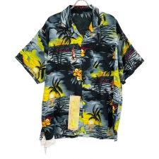 カタリスト イエロー×ブラック 総柄 アロハシャツ 買取実績です。