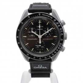 オメガの×スウォッチ SO33M100 Mission to the Moonの買取実績です。