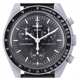 オメガの×スウォッチ mission to moon S033M100の買取実績です。