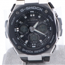 G-SHOCK(gショック)のブラック GST-W300-1AJF G-STEEL 電波ソーラー時計の買取実績です。