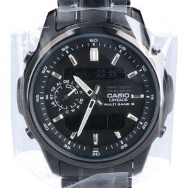 カシオの黒 LCW-M300DB-1AJF リニエージ  ソーラー電波時計の買取実績です。