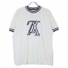 ルイヴィトン ホワイト RM182M CMS HFY04W アップサイドダウンLVロゴ Tシャツ 買取実績です。