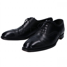 心斎橋でCrockett&Jonesを買取。ブラック COVENTRY セミブローグシューズを買取りました。状態は若干の使用感がある中古品です。