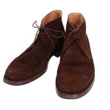 クロケット&ジョーンズ CHERTSEY 1645 ブラウン スエード チャッカブーツ 買取実績です。