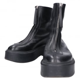 ザロウのF1144L64RBLK ブラック カーフスキン クレープソール フロントジップ Zipped Bootの買取実績です。