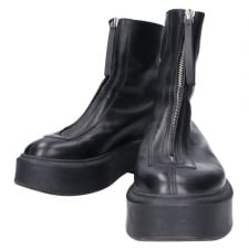 ザロウ F1144L64RBLK ブラック カーフスキン クレープソール フロントジップ Zipped Boot 買取実績です。