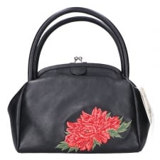 ワイズ 牡丹の花刺繍 ハンドバッグ YB-I01-704-1  買取実績です。