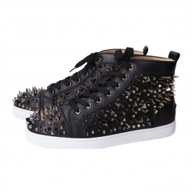 クリスチャンルブタンの1111173 黒 LOUIS PIK PIK FLAT CALF ハイカットスニーカーの買取実績です。