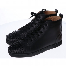 クリスチャンルブタン 1151061 黒 LOU SPIKES FLAT CALF ハイカットスニーカー 買取実績です。
