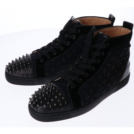 クリスチャンルブタンの3180084 黒 LOU SPIKES ORLATO FLAT CLF/JACQ LOUB ハイカットスニーカーの買取実績です。