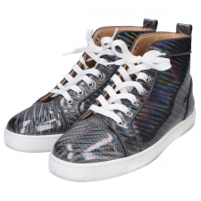 クリスチャンルブタン LOUIS ORLATO FLAT CALF ELECTRO メタリック プリズム ハイカットスニーカー 買取実績です。
