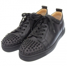 クリスチャンルブタン Louis Junior Spikes ブラック レザースニーカー 買取実績です。