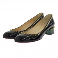 クリスチャンルブタン ブラック TRELILANE 30 MALACHITE HEEL 買取実績です。