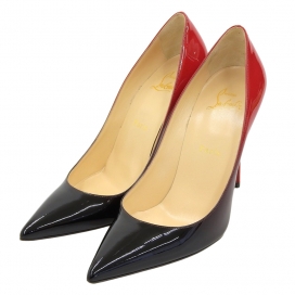 クリスチャンルブタンのDECOLLETE 554 100 PATENT DEGRADE ヒールパンプスの買取実績です。