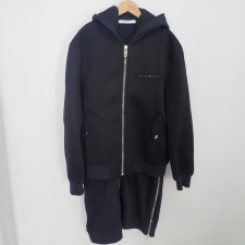 ジバンシィ 17SS 黒 7229 656 ロングパーカ-レイヤードボンディングボンバージャケット 買取実績です。
