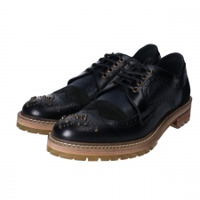 ジミーチュウ 黒 ALEXANDER スタッズ ウイングチップシューズ 買取実績です。