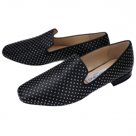 ジミーチュウのJAIDA FLAT ブラック スタッズ レザースリッポンの買取実績です。