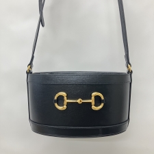 グッチ ブラック ホースビット1966 ショルダーバッグ 602118 買取実績です。
