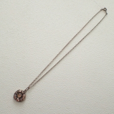 ジョージジェンセン ♯36 ローズクォーツ フラワーネックレス 買取実績です。