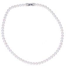 タサキ 750WG　0.01ct　ダイヤ　パールネックレス 買取実績です。
