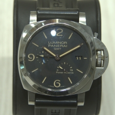 パネライ S/S PAM01321 ルミノール 1950 3デイズ GMT パワーリザーブ 自動巻き腕時計 買取実績です。
