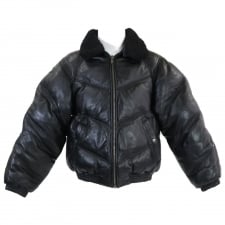 ショット ×シュプリーム 24秋冬 Chevron Leather Down Puffer Jacket ダウンジャケット 買取実績です。