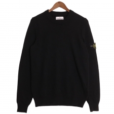 ストーンアイランド ブラック 23AW 7915508A3 クルーネック 長袖ニット 買取実績です。